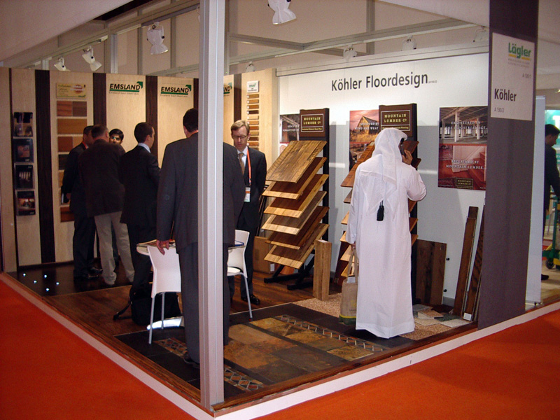 Köhler Floordesign auf der DOMOTEX Middle East 2009