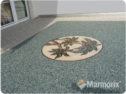 Marmorix Steinteppich mit Mosaik