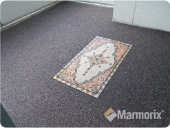 Marmorix Steinteppich mit Mosaik